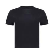 Jacquemus Monogram Patch Bomull T-shirt Black, Dam