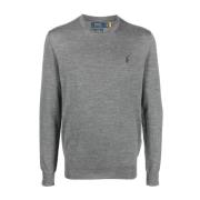 Ralph Lauren Fawn Grey Heather Pullover Gray, Herr