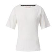 Liu Jo Broderad Logotyp T-shirt White, Dam