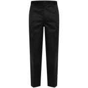 Maison Margiela Svarta Chino Byxor Skater Tyg Black, Herr