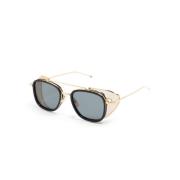 Thom Browne Ues808A 001 Sunglasses Black, Unisex