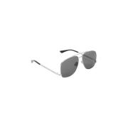 Saint Laurent Sl653 Aviator Solglasögon Gray, Dam