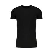 Gaudi Svart Bomull T-shirt Black, Herr