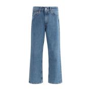 Our Legacy Minimalistiska Tapered Jeans för Män Blue, Herr