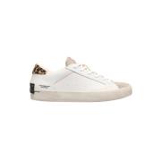 Crime London Vita Sneakers med Glittriga Detaljer White, Dam