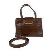 Bvlgari Vintage Pre-owned Laeder handvskor Brown, Dam