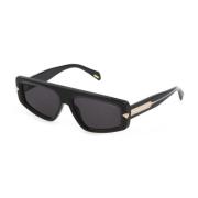 Police Stiliga UV-skyddande acetatsolglasögon Black, Dam