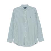 Ralph Lauren Pine White Shirt Green, Herr