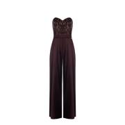 Rinascimento Elegant Jumpsuit Vinterkollektion Brown, Dam