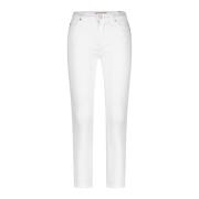 7 For All Mankind Supersmala Svarta Skinnyjeans White, Dam