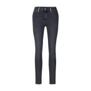 Liu Jo Skinny Jeans med Strass Dekoration Gray, Dam