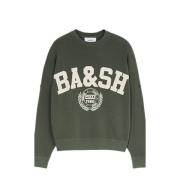 Ba&Sh Jersey Sweatshirt Green, Dam