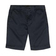 Incotex Casual Bomullsshorts för Män Blue, Herr