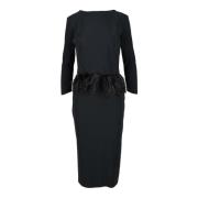 Chiara Boni Elegant Klänning i Stretchmaterial Black, Dam