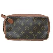 Louis Vuitton Vintage Pre-owned Tyg louis-vuitton-vskor Brown, Dam