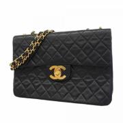 Chanel Vintage Pre-owned Laeder axelremsvskor Black, Dam