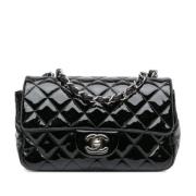 Chanel Vintage Pre-owned Laeder crossbodyvskor Black, Dam