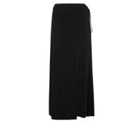 Helmut Lang Flytande Omlottkjol Black, Dam