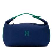 Hermès Vintage Pre-owned Canvas necessrer Blue, Dam