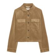 Marc O'Polo Corduroy jacka regular Brown, Dam