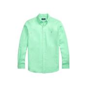 Polo Ralph Lauren Custom Fit Linneskjorta Green, Herr