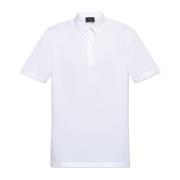 Brioni Polo med logotyp White, Herr