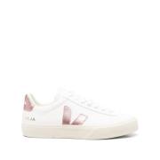 Veja Metallic Low-Top Sneakers White, Dam