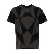 Parajumpers Geometrisk Crew-neck T-shirt för Avslappnad Garderob Black...