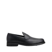 Tod's Svarta Läder Mockasin Skor Black, Herr