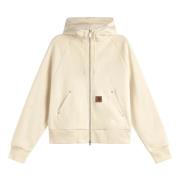 Carhartt Wip Mysig Hooded Eldon Sweat Jacket Beige, Herr