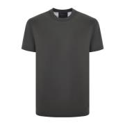 Emporio Armani Logotyp T-shirt i lyocell och bomull Black, Herr