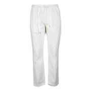 Herno Bomull Elastan Byxor White, Herr