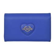 Love Moschino Stilig PU-väska Blue, Dam