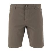 Jacob Cohën Snygga Casual Shorts för Män Brown, Herr