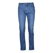 Emporio Armani Stiliga Jeans med Bomull och Elastan Blue, Herr