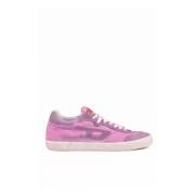 Diesel Casual Sneakers med Gummisula Pink, Dam