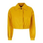 Max Mara Weekend Stiliga Jackor & Västar Kollektion Yellow, Dam