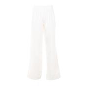 Tommy Hilfiger Linne Romstil Dambyxor White, Dam