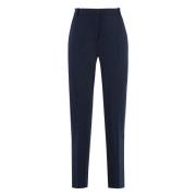 PINKO Stretch viskosbyxor med fickor Blue, Dam