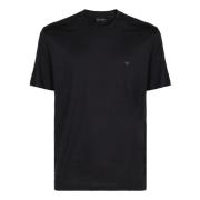 Emporio Armani Bomull Logo T-shirt Blue, Herr