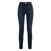 Frame Hög Skinny Jeans Blue, Dam