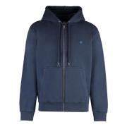 Maison Kitsuné Sweatshirts Hoodies Blue, Herr