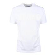 Moschino Tshirt White, Herr