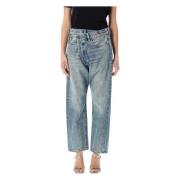 R13 Lena Crossover Jeans Blue, Dam