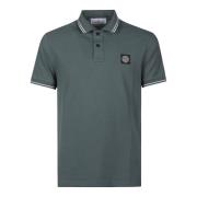 Stone Island Slim Polo Shirt Green, Herr