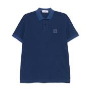 Stone Island Blå T-shirt för män Blue, Herr