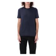 Tom Ford Grundläggande kortärmad T-shirt Ink Blue, Herr