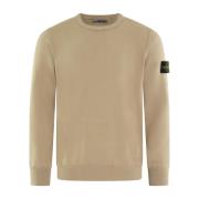 Stone Island Crew Neck Sweater Brown, Herr