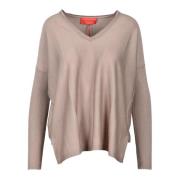 Wild Cashmere Silke Kashmirtröja Beige, Dam