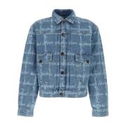 Vivienne Westwood Stilig Denim Marlene Jacka Blue, Herr